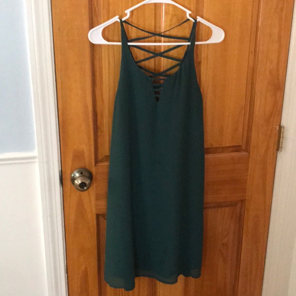 Hunter green dress